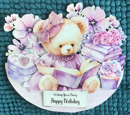 My Sweet Teddy Bear 7  XL Rocker Card  by Sharron Hylton