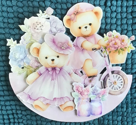 My Sweet Teddy Bear 8  XL Rocker Card  by Sharron Hylton