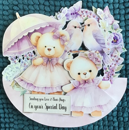 My Sweet Teddy Bear 9  XL Rocker Card  by Sharron Hylton