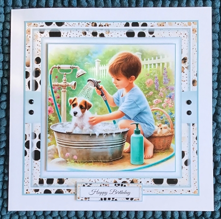 Bath Time Pups 2 by Sharron Hylton