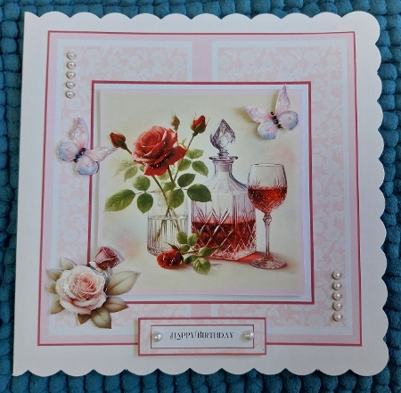 Red Wine and Roses by Sharron Hylton