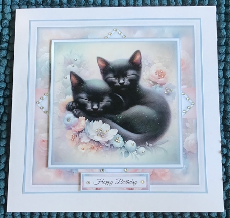 Dreamy Sleeping Kittens by Sharron Hylton