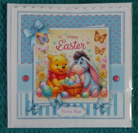Pooh Bear And Friends Card & Toppers Set by Sharron Hylton