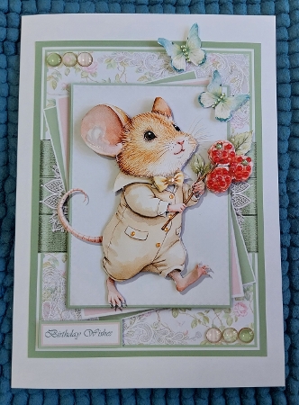 Birthday Mouse 3 by Sharron Hylton