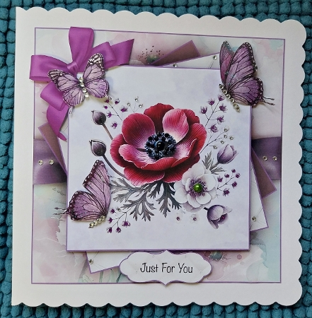 Spring Anemone Mini Kit 7X7 by Sharron Hylton