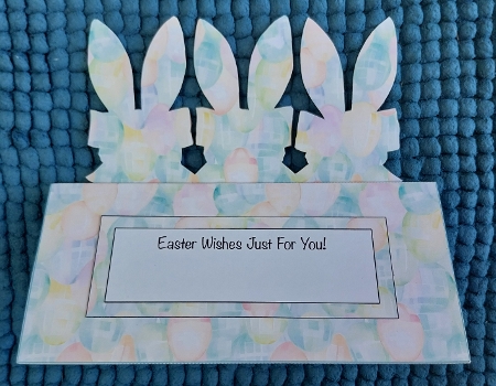 EASTER BUNNIES Tent Card Kit-1 by Sharron Hylton