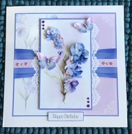 July Larkspur Birthday by Sharron Hylton