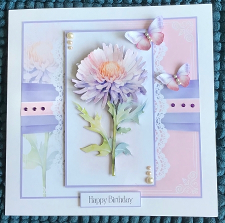 September Aster Birthday by Sharron Hylton