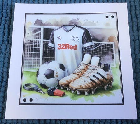 6X6 Derby County Themed - Illustrations for Cardmakers & Designers  by Sharron Hylton