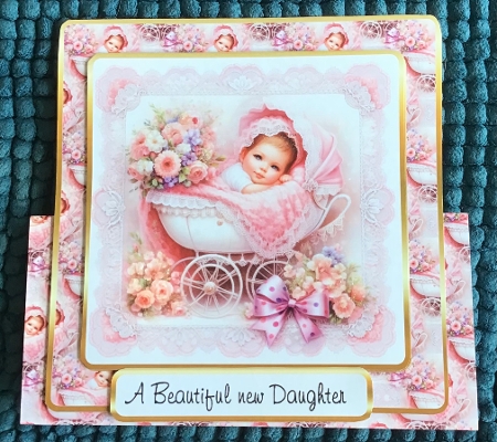 baby girl easel by Sharron Hylton