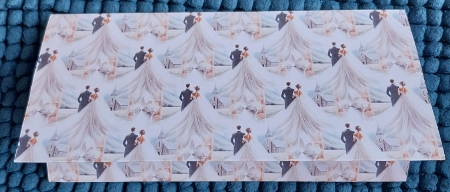 wedding  easel backing sheet by Sharron Hylton