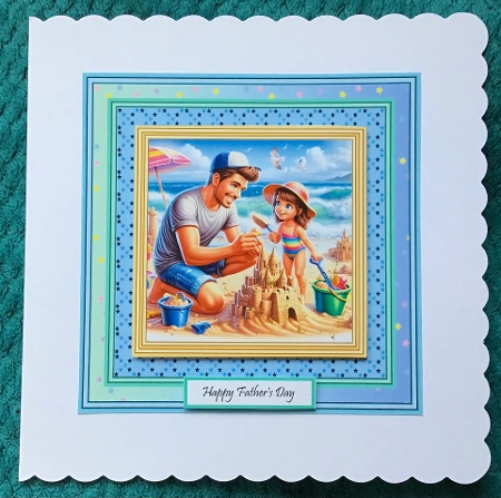 Father & Daughter - Mini Kit  for Fathers Day or Birthday etc. by Sharron Hylton