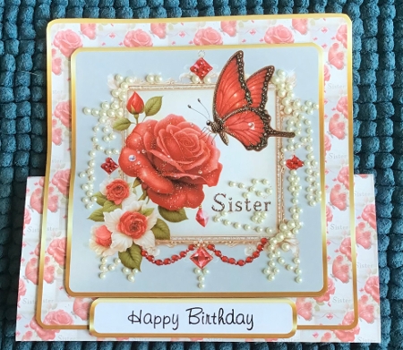sister easel card  by Sharron Hylton