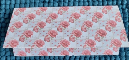 sister easel card backing sheet by Sharron Hylton