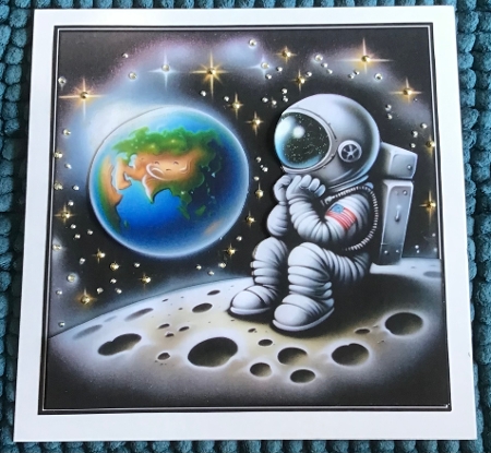 6x6 On the Moon 1 - Illustrations for Cardmakers & Designers  by Sharron Hylton