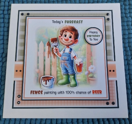 Fence Painting Mini Kit Birthday/Fathers Day by Sharron Hylton