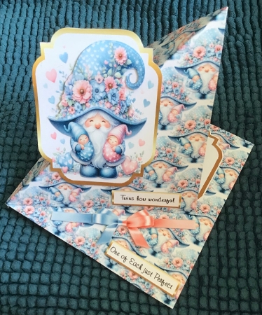 gnome twins one of each by Sharron Hylton