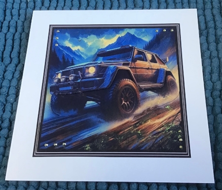 Birthday Male Car Offroad Quick Card 24 by Sharron Hylton