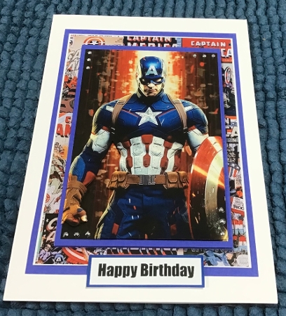 Captain America Birthday Wishes by Sharron Hylton