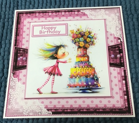 Lets Eat Cake Mini Kit 8x8 by Sharron Hylton