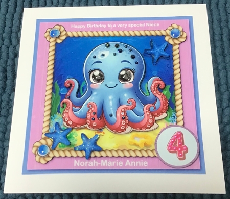 Little Octopus Under The Sea Birthday 1 to 6 by Sharron Hylton