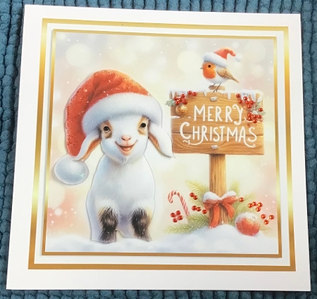 goat christmas by Sharron Hylton