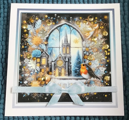 christmas window 2 by Sharron Hylton