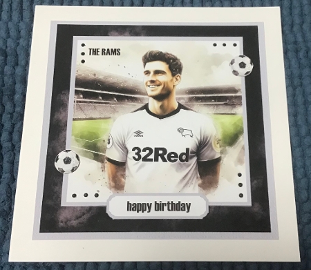 Football topper Derby County by Sharron Hylton