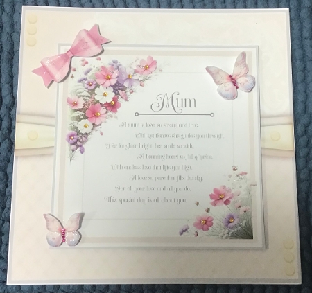 Special Wishes Female - 8x8 Card Front Bumper Kit by Sharron Hylton