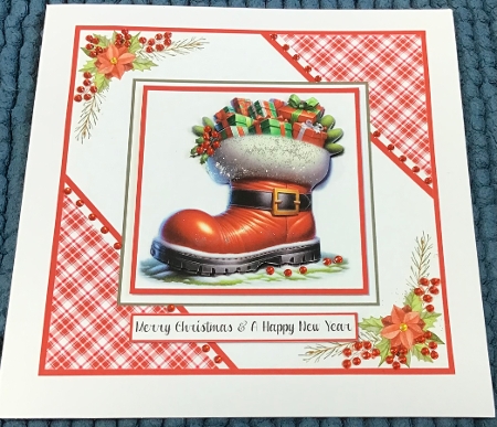 Santas Boot by Sharron Hylton