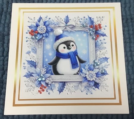 christmas penguin by Sharron Hylton