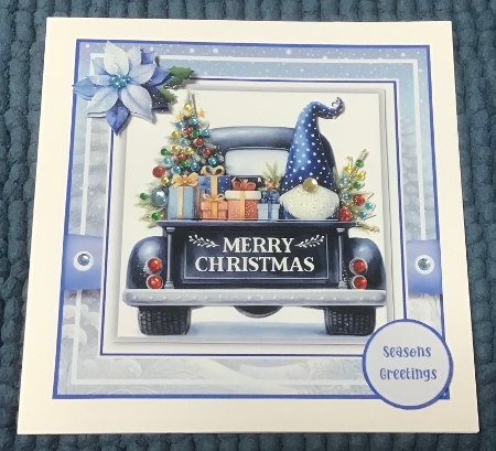 Driving Gnome for Christmas by Sharron Hylton