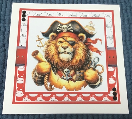 Ships Ahoy! Pirate Animals Mini Kit 7x7 by Sharron Hylton