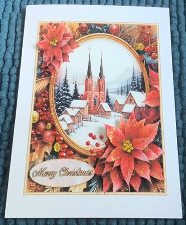 Festive Scene Mini Kit 2 **Includes 8X8, 7X7, 6X6 & 5X7 card bases**   by Sharron Hylton