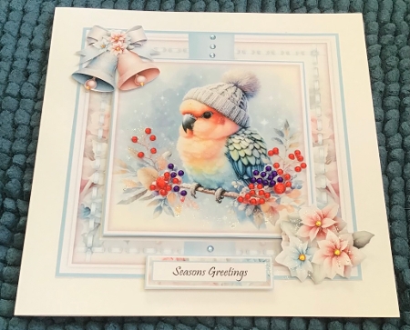 Pastel Winter Parrot Mini Kit by Sharron Hylton
