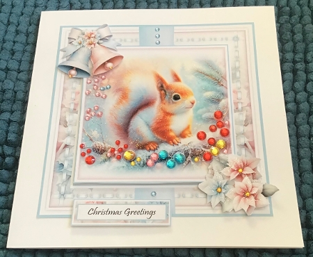 Pastel Winter Squirrel Mini Kit by Sharron Hylton
