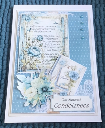 More Than Words - Blue 10 by Sharron Hylton