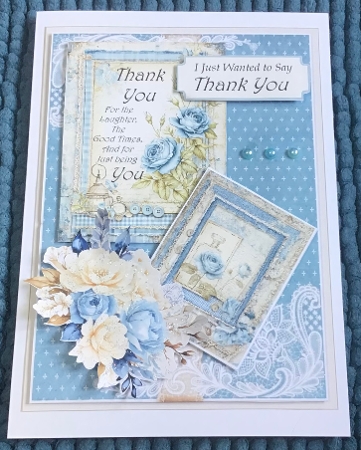 More Than Words - Blue 12 by Sharron Hylton