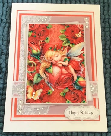 Lovely Red Rose Fairy Wishes by Sharron Hylton