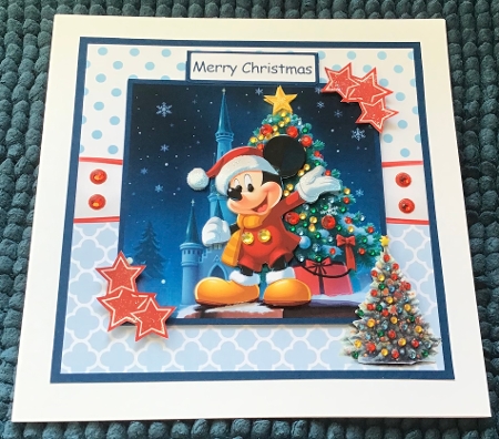 Mickeys Christmas Mini Kit 7x7 by Sharron Hylton