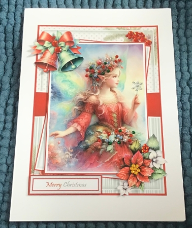Magical Winter Fairy With 3 Toppers - Makes 3 Cards by Sharron Hylton