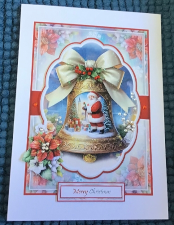 Scenic Christmas Bell With 3 Toppers - Makes 3 Cards by Sharron Hylton