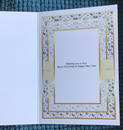 A5 christmas generic insert by Sharron Hylton