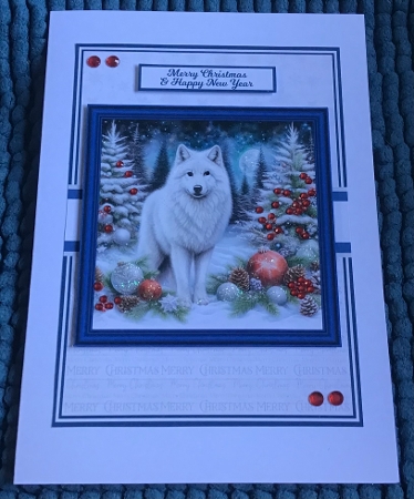 CHRISTMAS WOLF by Sharron Hylton