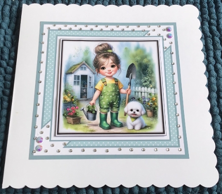 Little Garden Girl - Illustrations for Cards by Sharron Hylton