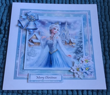 Princess Elsa Mini Kit With Set Of 3 Card Fronts by Sharron Hylton