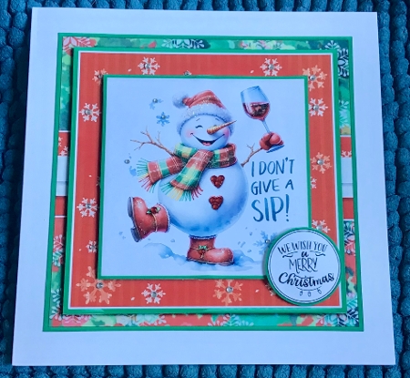 Merry Snowman Kit-3 by Sharron Hylton