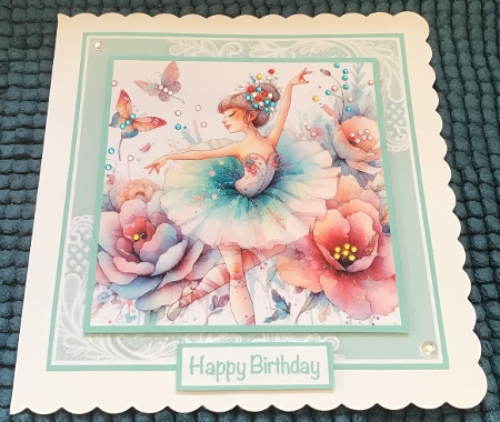 Ballerina #2 Mini Kit 7x7 by Sharron Hylton
