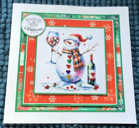 Merry Snowman Kit-12 by Sharron Hylton