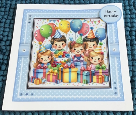 Birthday Party / Also great for childrens party invitations.- Illustrations for Cards & Designers by Sharron Hylton